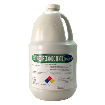 Removedor de oxido textil